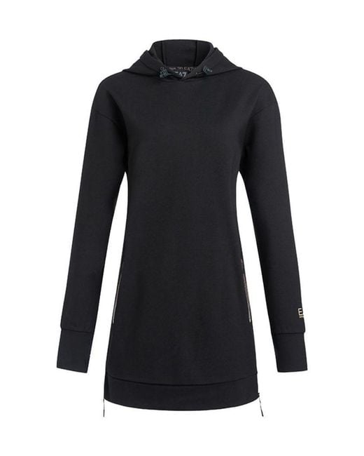 EA7 Black Sweater Dress