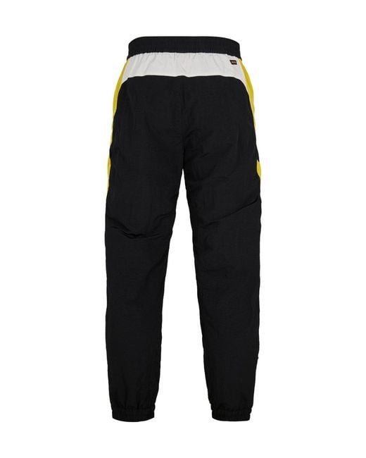 Boss Black Elasticated Waist Colourblock Track Pants for men