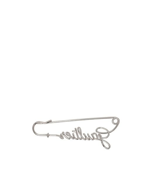 Jean Paul Gaultier White The Gaultier Brooch