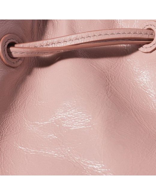Miu Miu Pink Logo Shoulder Bag