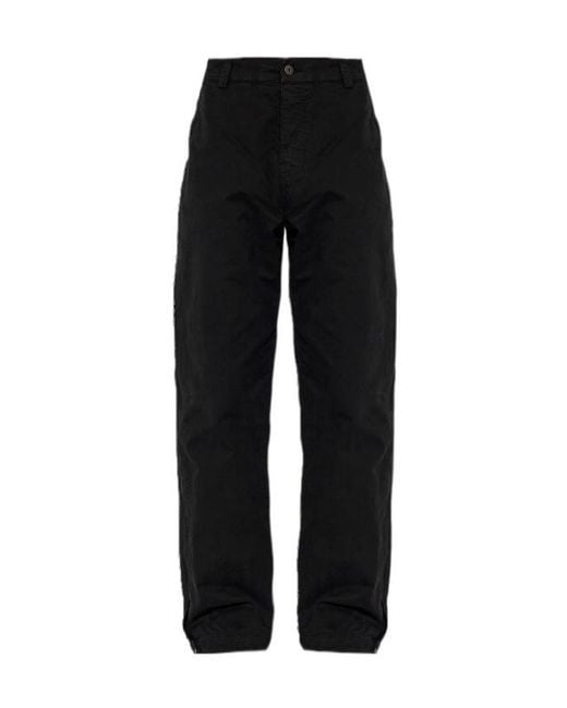 Off-White c/o Virgil Abloh Black Straight-Leg Trousers for men