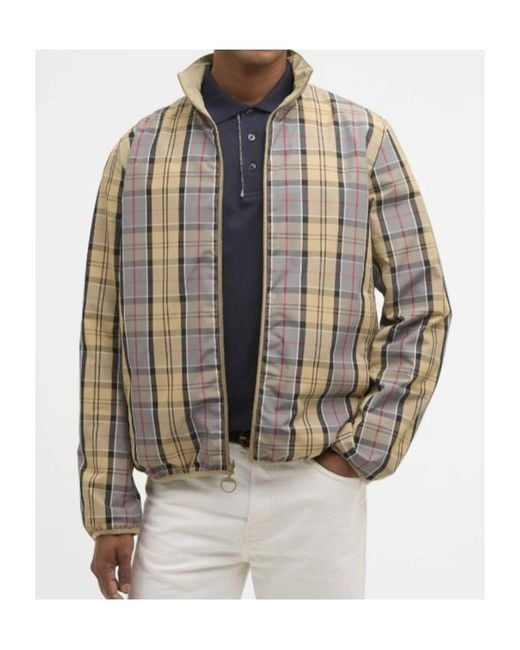 Barbour Green Reversible Korbel Showerproof Jacket for men