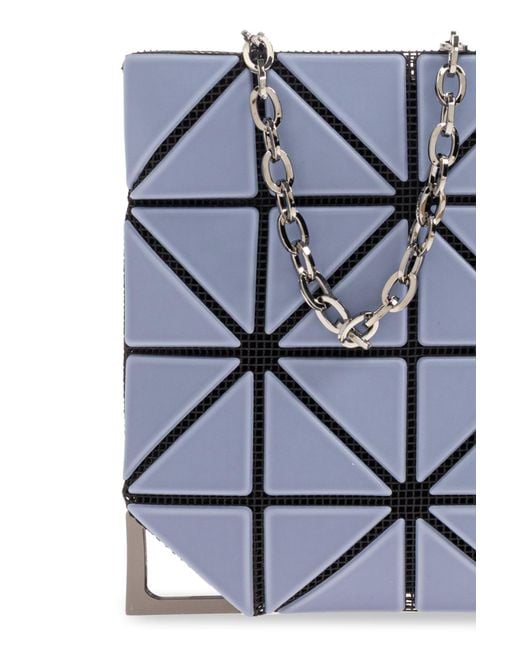 Issey Miyake Blue Geometric-Pattern Wallet