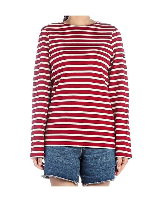 Saint James Red Striped T-Shirt