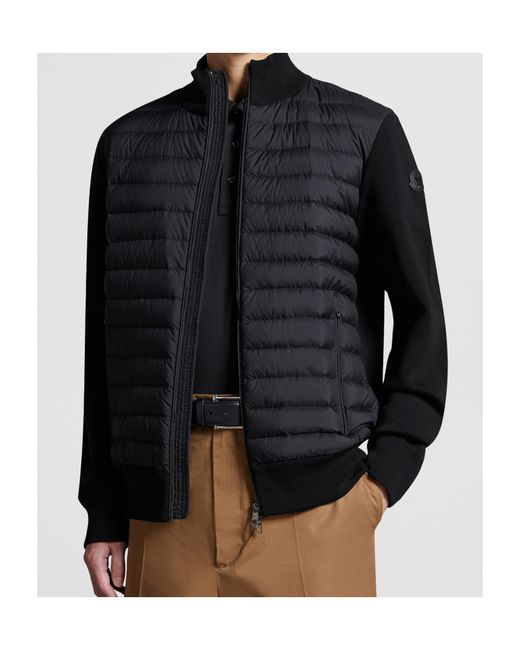Moncler Black Down Jackets for men