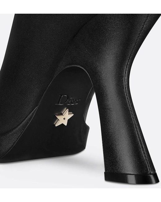 Dior Black D-Fiction Heeled Thigh Boot