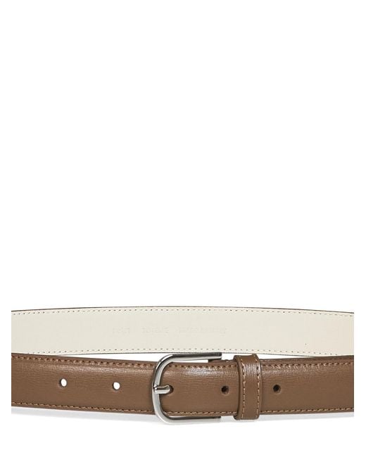 Totême  White Totême Buckled Belt