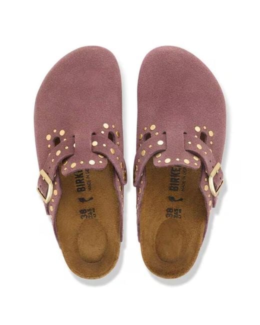 Birkenstock Brown Boston Rivets