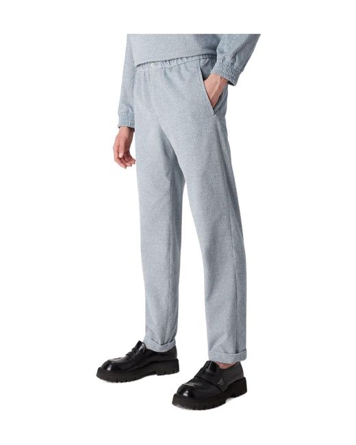 Emporio Armani Gray Casual Trousers for men