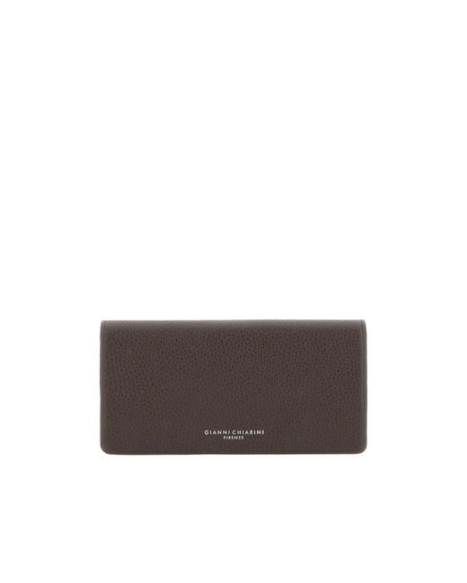 Gianni Chiarini Brown Grain Continental Wallet