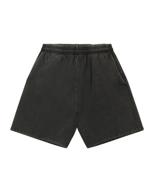 Entire studios Black Standard Elastic Waistband Sweatshorts for men