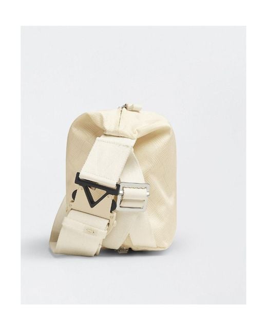 Bottega Veneta Natural Zip-Up Messenger Bag for men