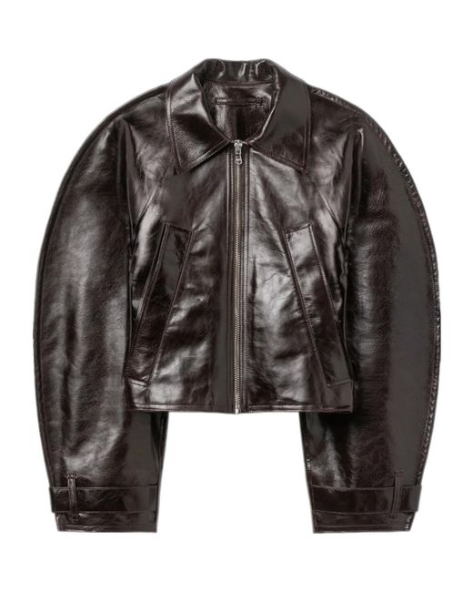 Séfr Black Thalia Leather Jacket
