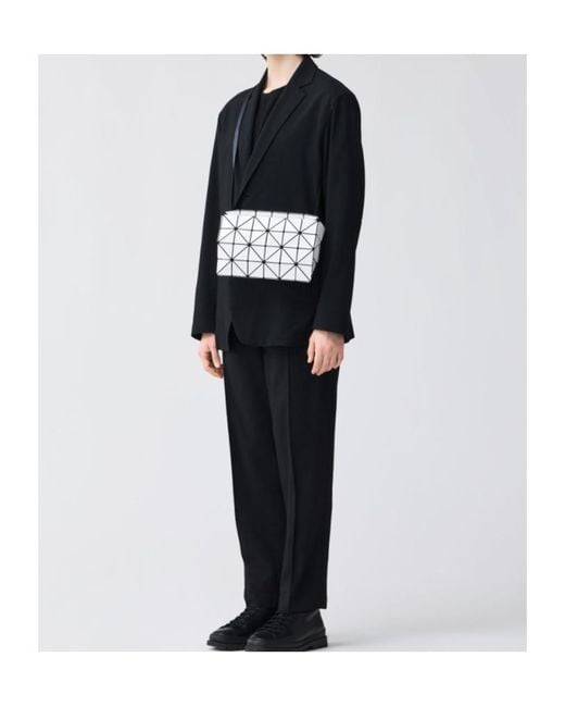 Issey Miyake White Carton Shoulder Bag for men