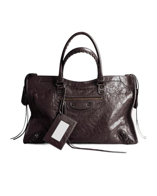 Balenciaga Black Le City Bag Large