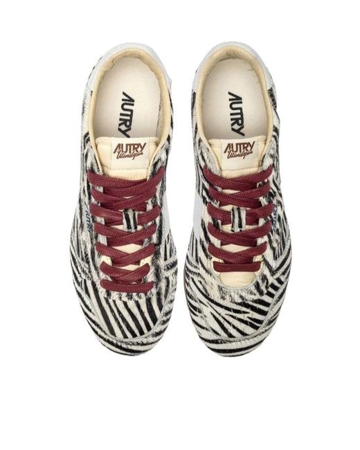 Autry Multicolor Windspin Lace-Up Sneakers
