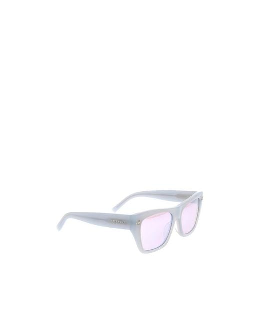 Givenchy White Logo Sunglasses