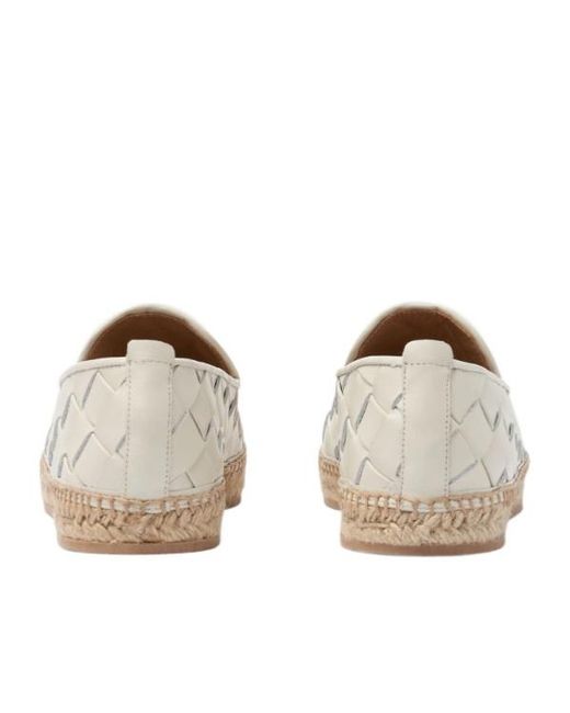Scarosso White Martina Woven Espadrilles