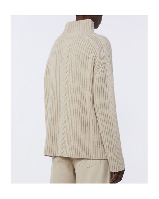 Max Mara Natural Smmmiele High-Neck Jumper