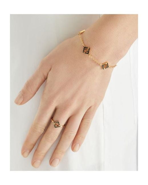 Fendi Metallic Forever Bracelet