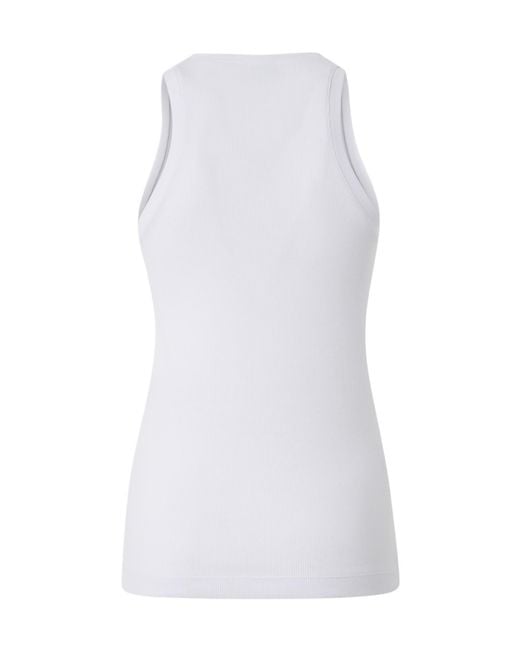 Pinko White Sleeveless Tops