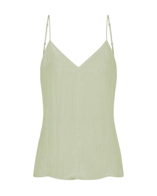 Forte Forte Green Satin Top