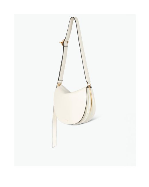 Wandler Natural Flip Shoulder Bag