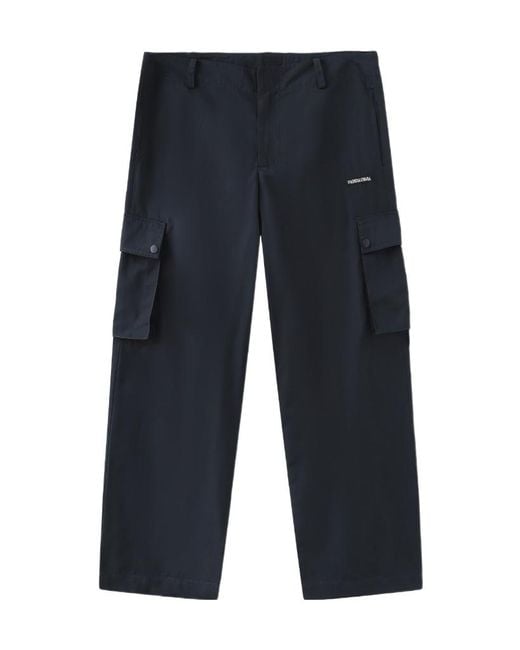Marissa Chiara Blue Belt Loop Casual Pants