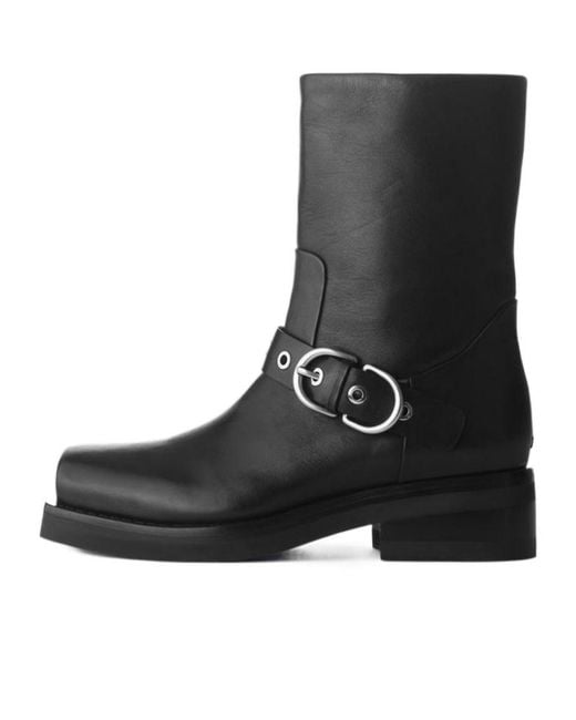 Rag & Bone Black Square-Toed Short Boots