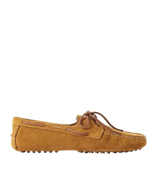 Polo Ralph Lauren Brown Camp Driver Suede Shoes