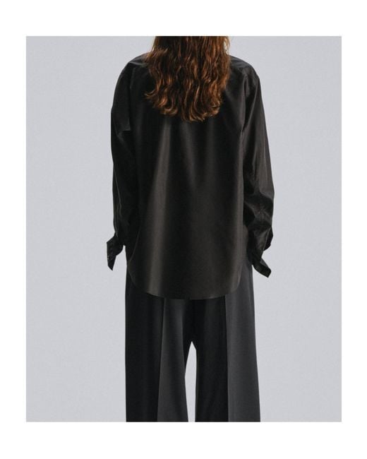 The Row Gray Long-Sleeved Shirt