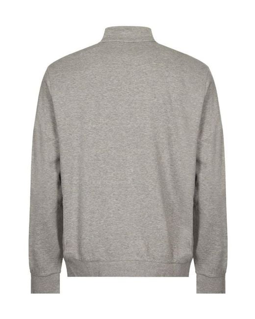Polo Ralph Lauren Gray Embroidered Logo Sweatshirt for men