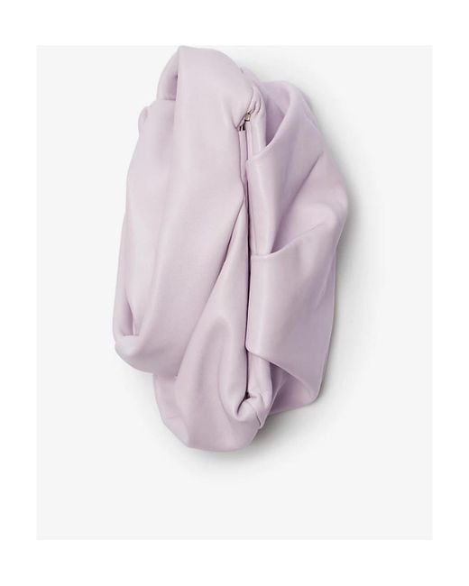 Burberry Purple Rose Clutch