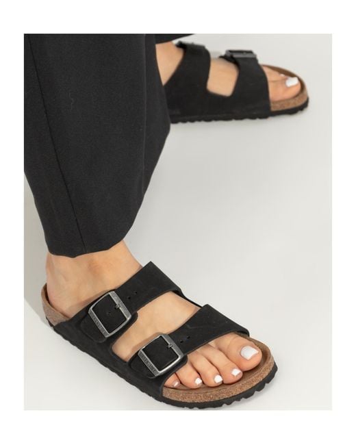Birkenstock Black Arizona Slip-On Sandals