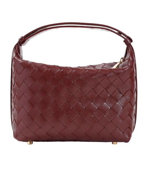 Bottega Veneta Red Wallace Mini Shoulder Bag