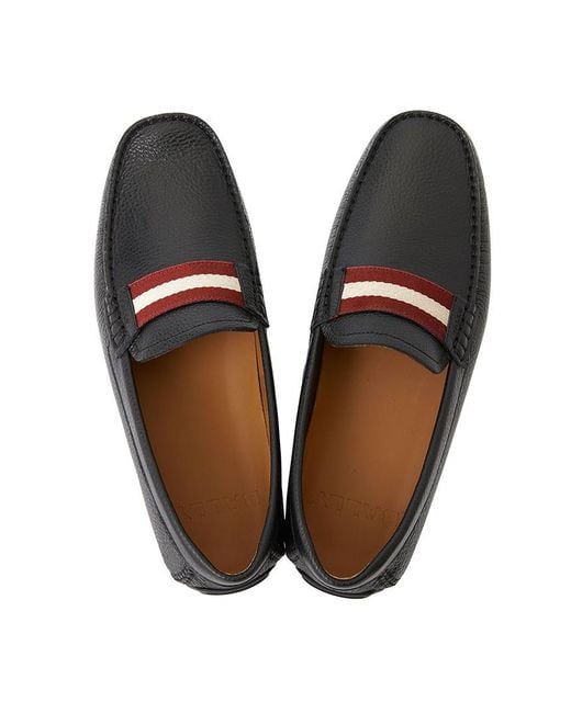 Bally Black Round-Toe Loafers for men
