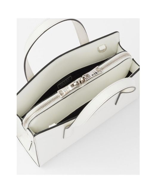 Prada White Re-Edition 1995 Top Handle Bag