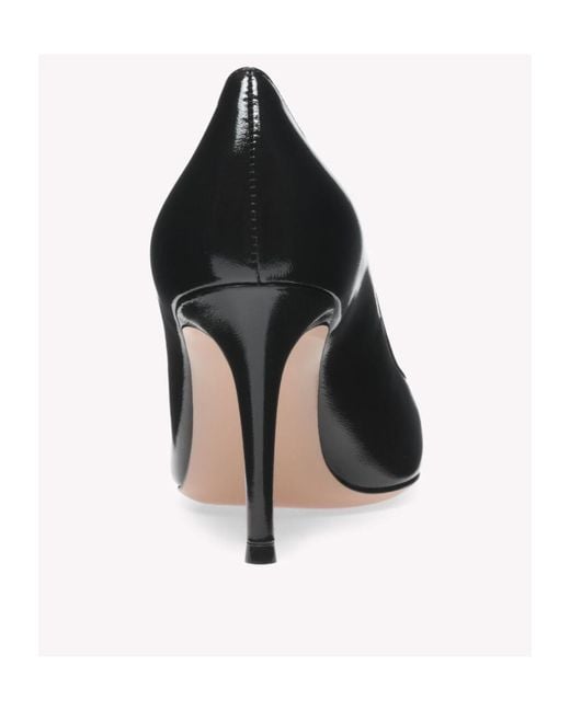 Gianvito Rossi Black Pointed Toe High Heeled Pumps