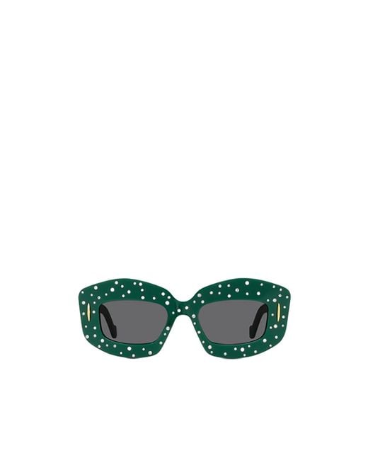 Loewe Green Cat Eye Frame Sunglasses