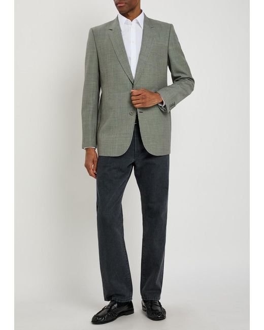 Valentino Gray Wool Blazer for men