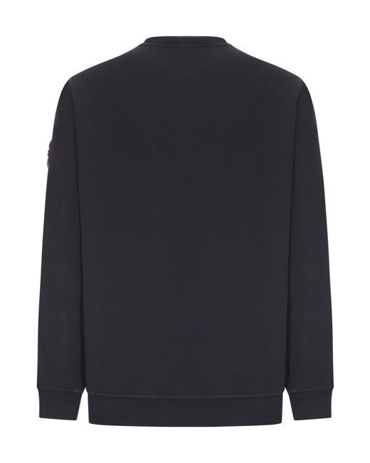 Stone Island Blue Crew Neck Sweatshirt for men