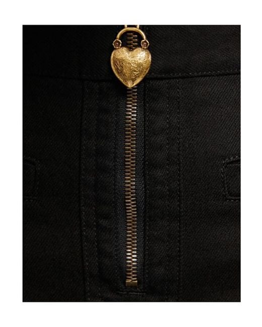 Chloé Black High Rise Straight Pants