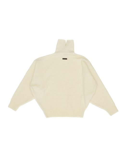 Fear Of God White Turtleneck Knitted Jumper for men