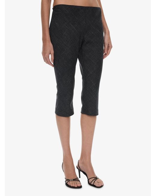 Christopher Esber Blue Mid-Rise Capri Pants