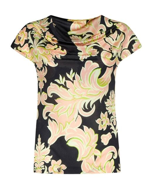 Etro Multicolor Allover Printed Top