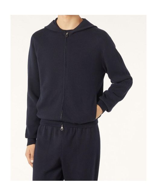 Loro Piana Blue Invorio Bomber Jacket for men