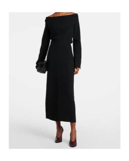 Proenza Schouler Black Yara Midi Dress