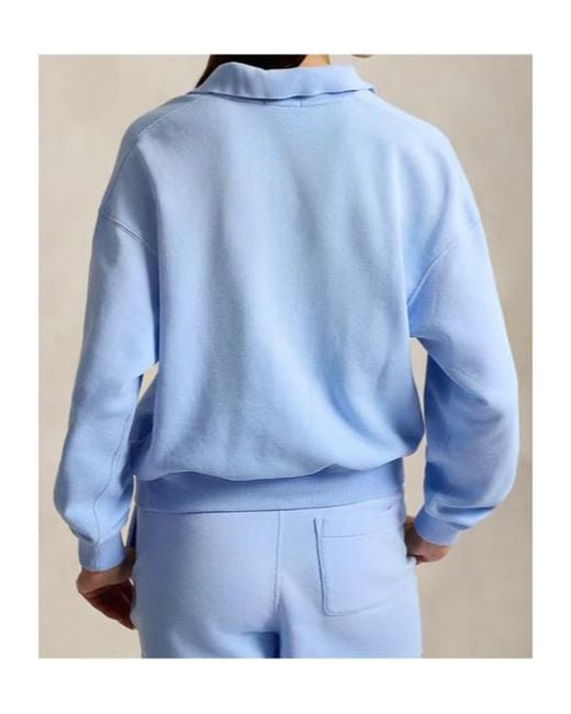 Polo Ralph Lauren Blue Long-Sleeved Polo Shirt