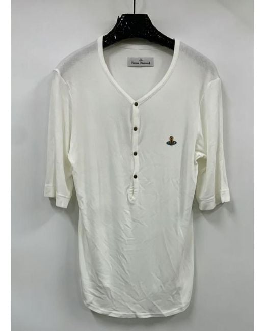 Vivienne Westwood White Short-Sleeved T-Shirt for men