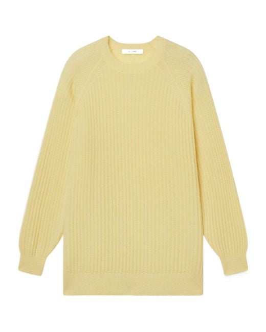 FRAME Yellow The Cashmere Sunbeam Sweater